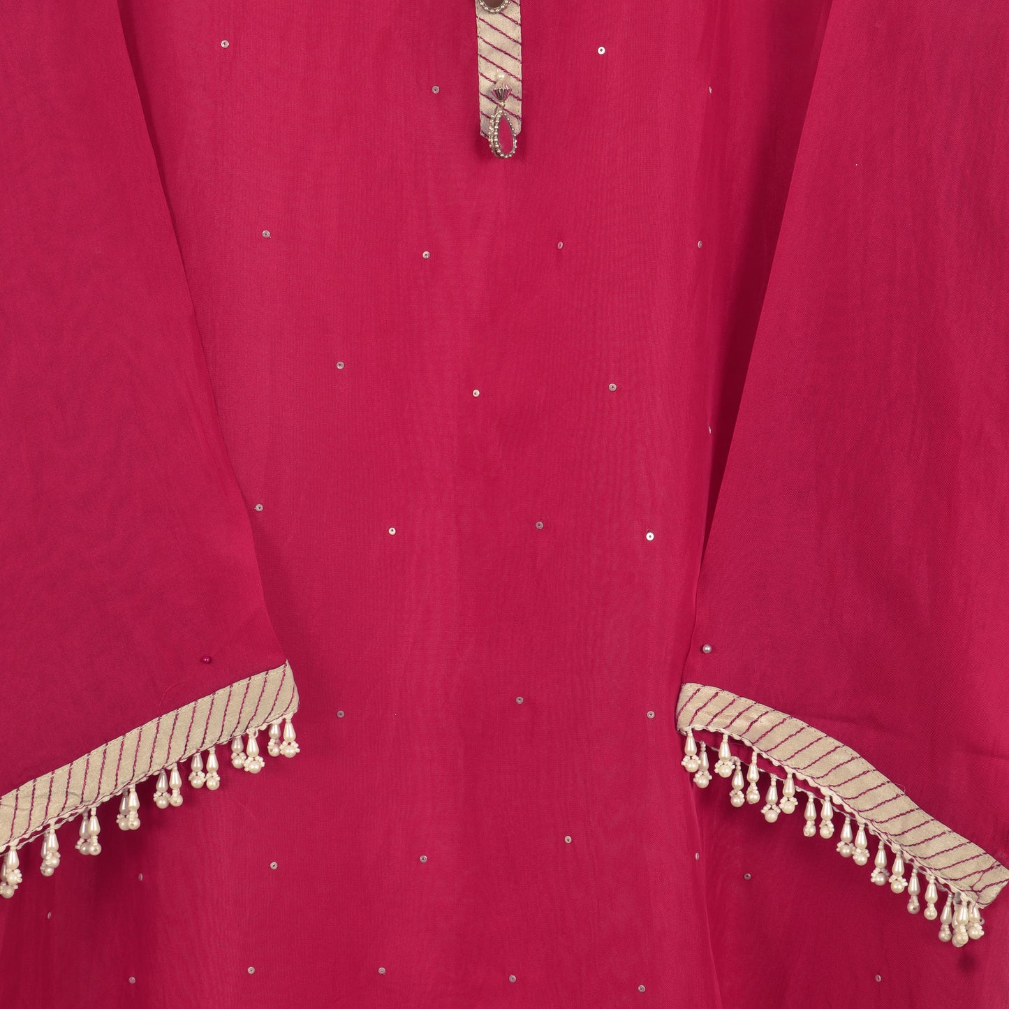 Semi Stitched Organza Suit