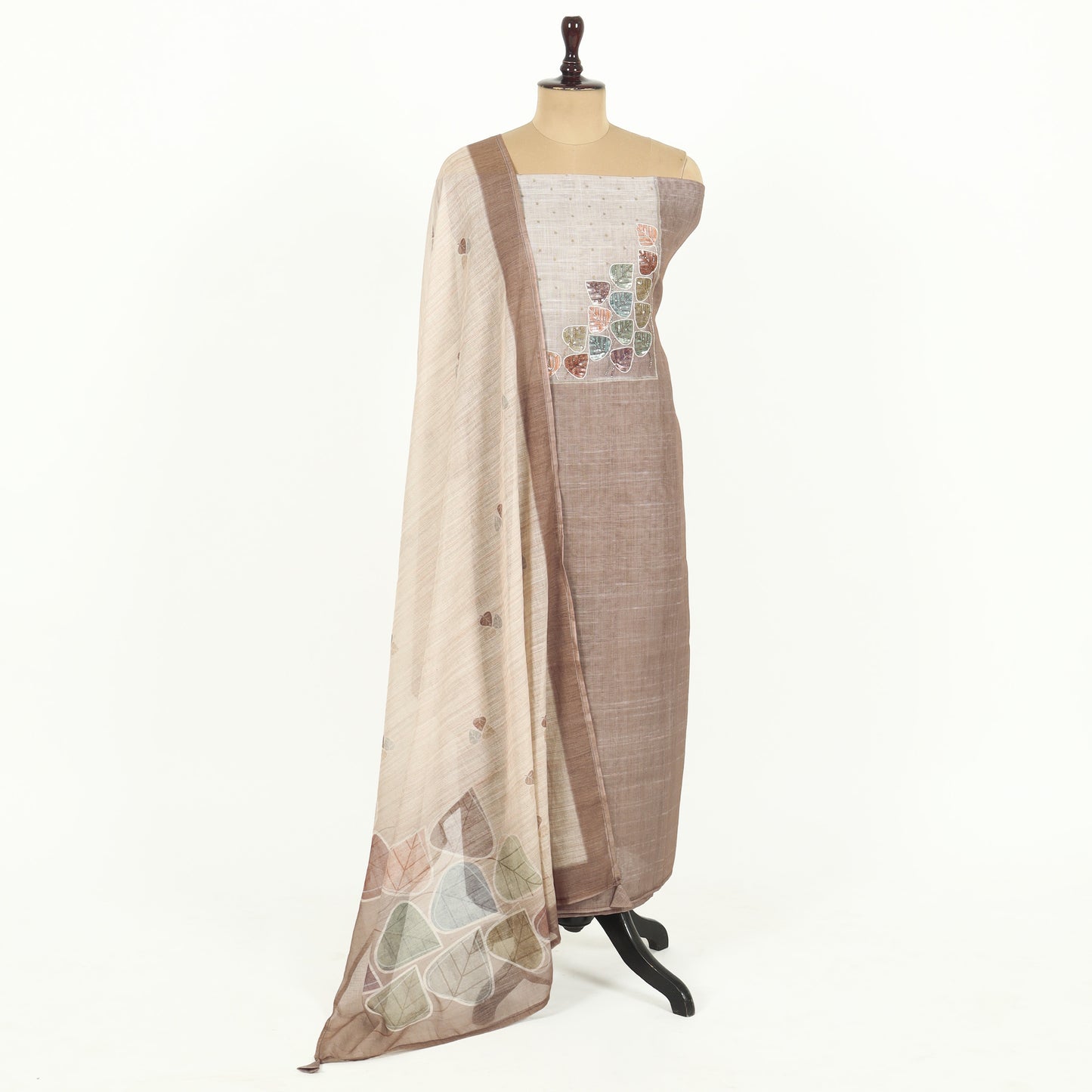 Unstitched Linen Suit Set