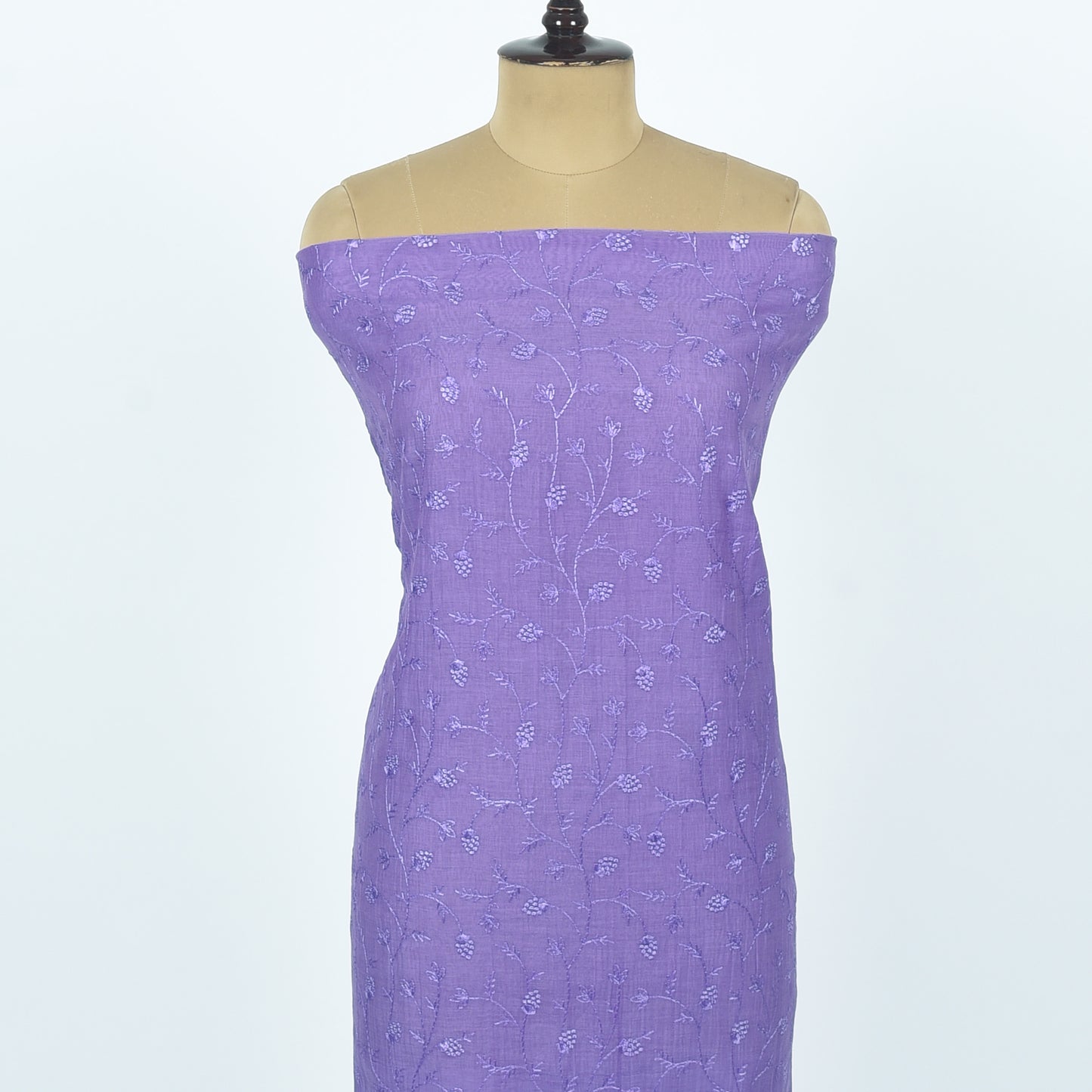 Unstitched Chanderi Suit Set