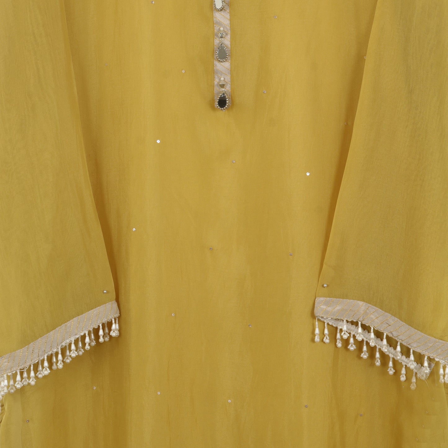 Semi Stitched Organza Suit