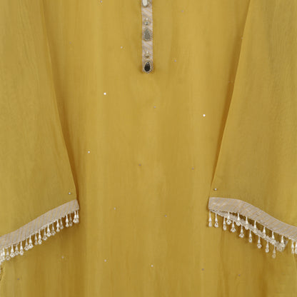 Semi Stitched Organza Suit