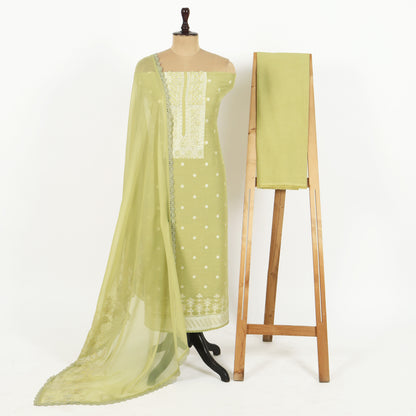 Unstitched Linen Suit Set