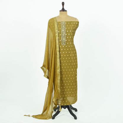 Unstitched Organza Suit Set