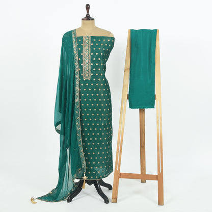 Unstitched Organza Suit Set