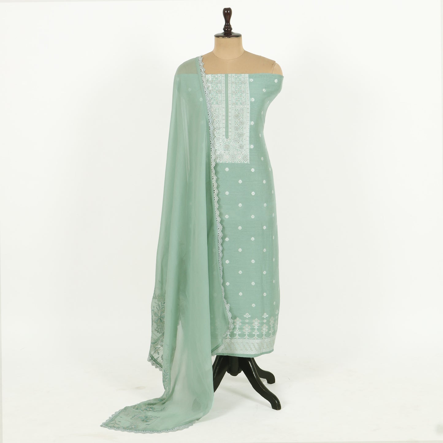 Unstitched Linen Suit Set