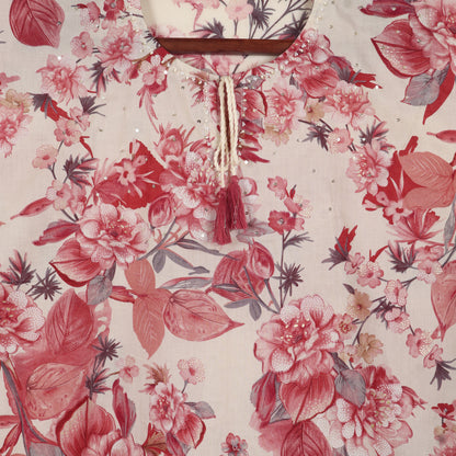 Semi Stitched Cotton Suit