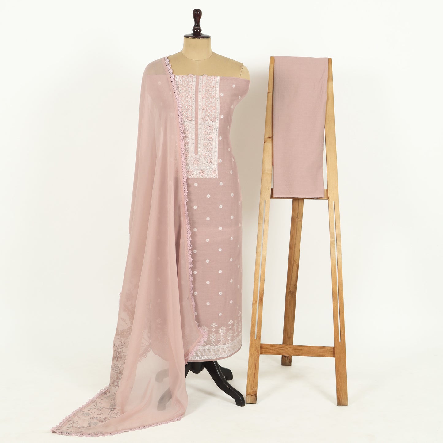 Unstitched Linen Suit Set