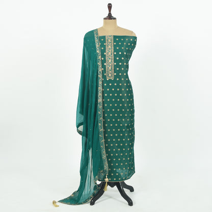 Unstitched Organza Suit Set