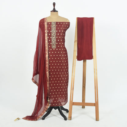 Unstitched Organza Suit Set