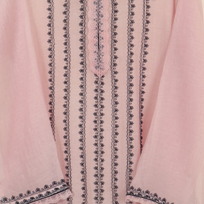 Semi Stitched Chanderi Suit