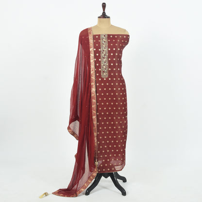 Unstitched Organza Suit Set