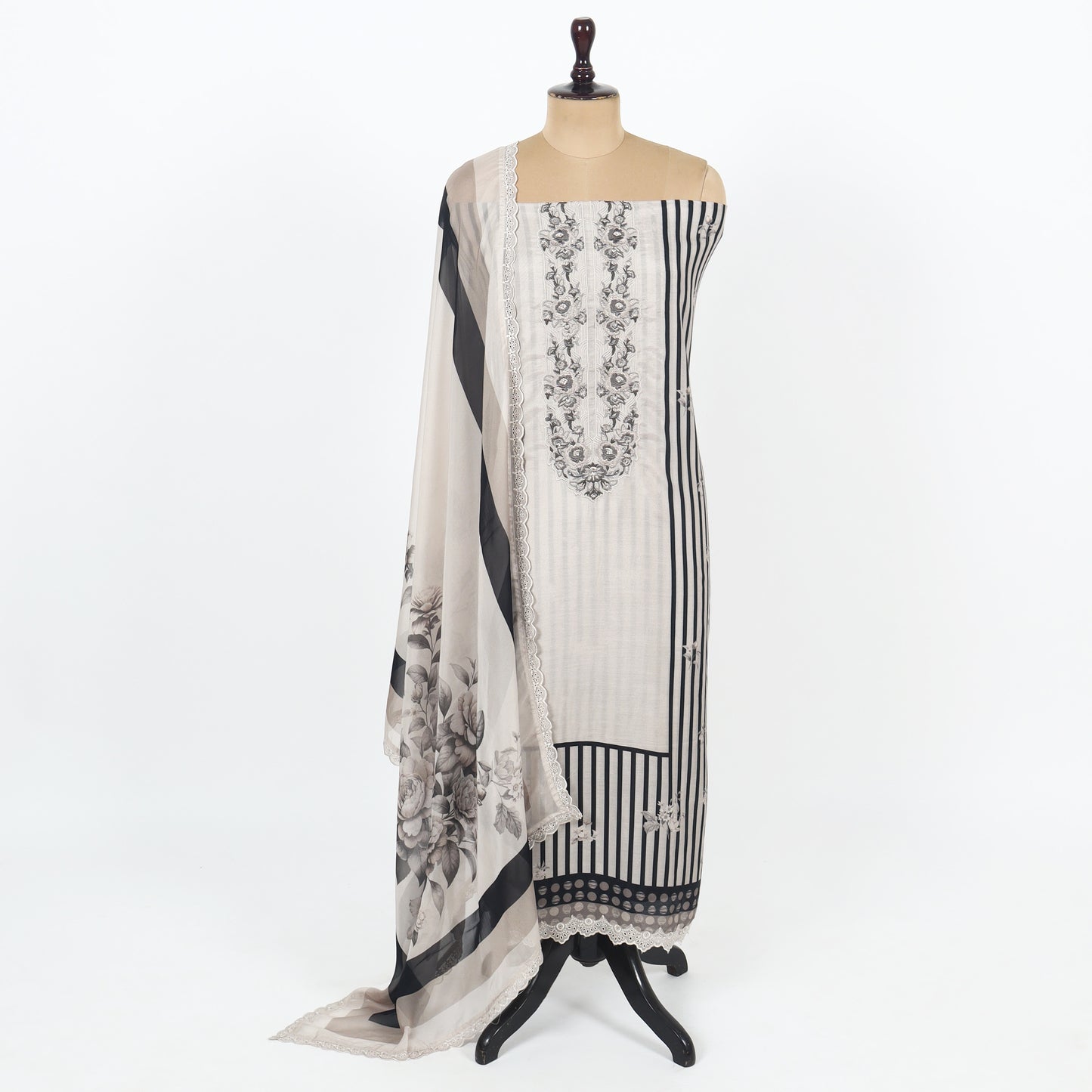 Unstitched Cotton Suit Set