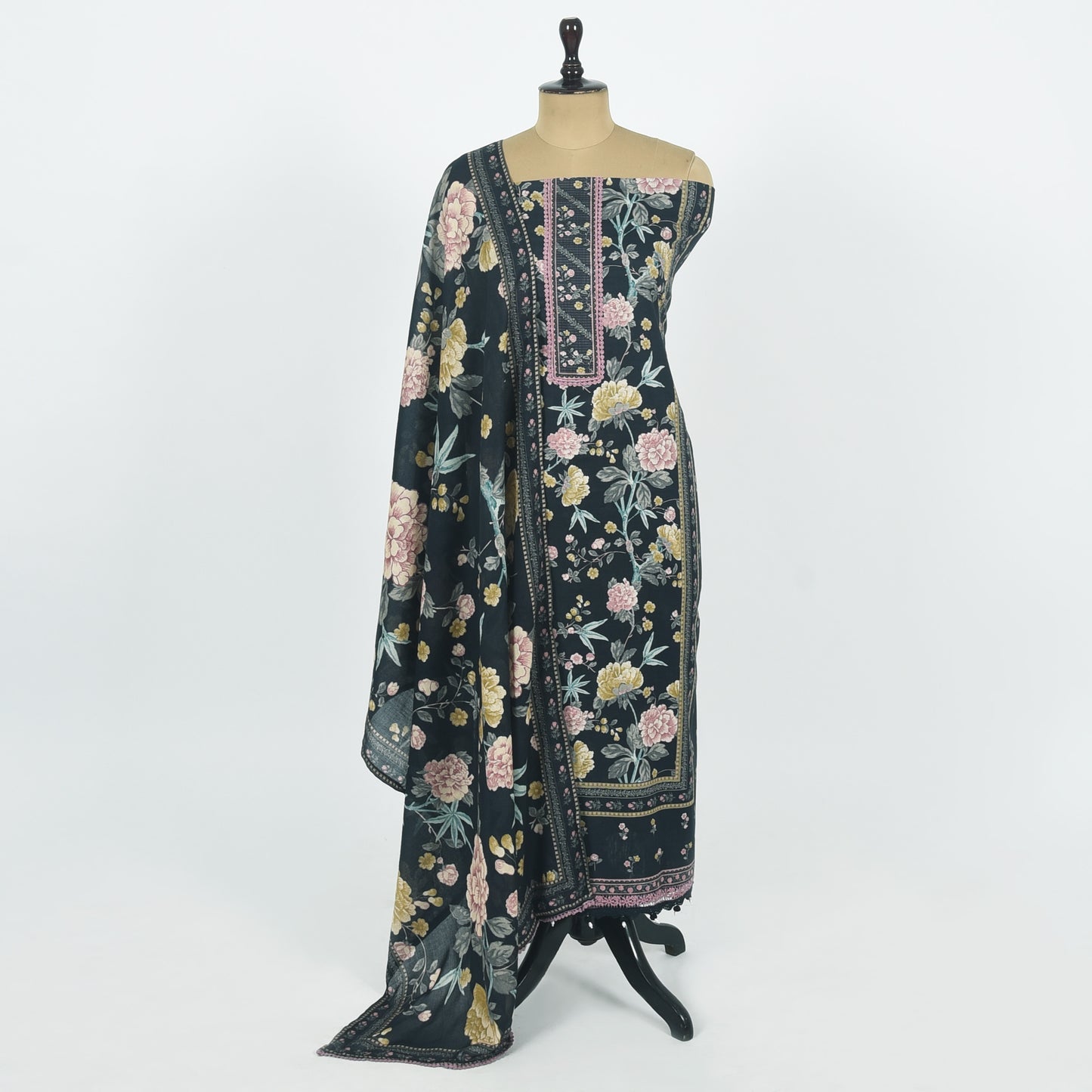 Unstitched Cotton Suit Set