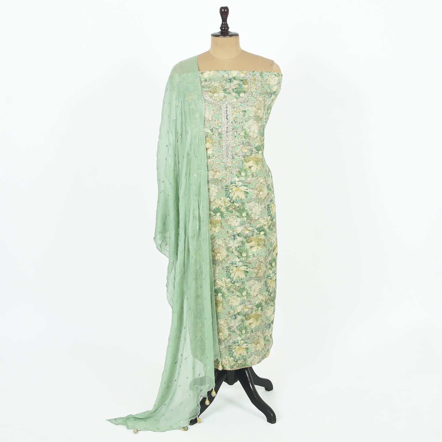 Unstitched Cotton Suit Set