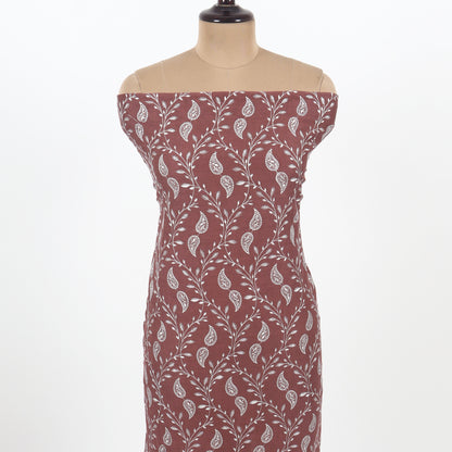 Unstitched Chanderi Suit Set