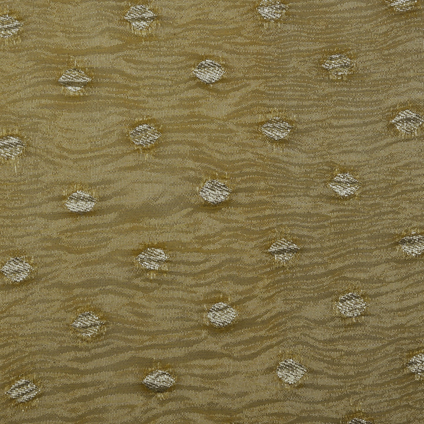 Crush Tissue Zari Embroidery Fabric