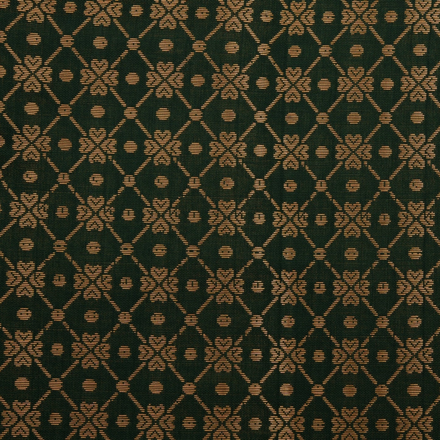 Copper Brocade Fabric