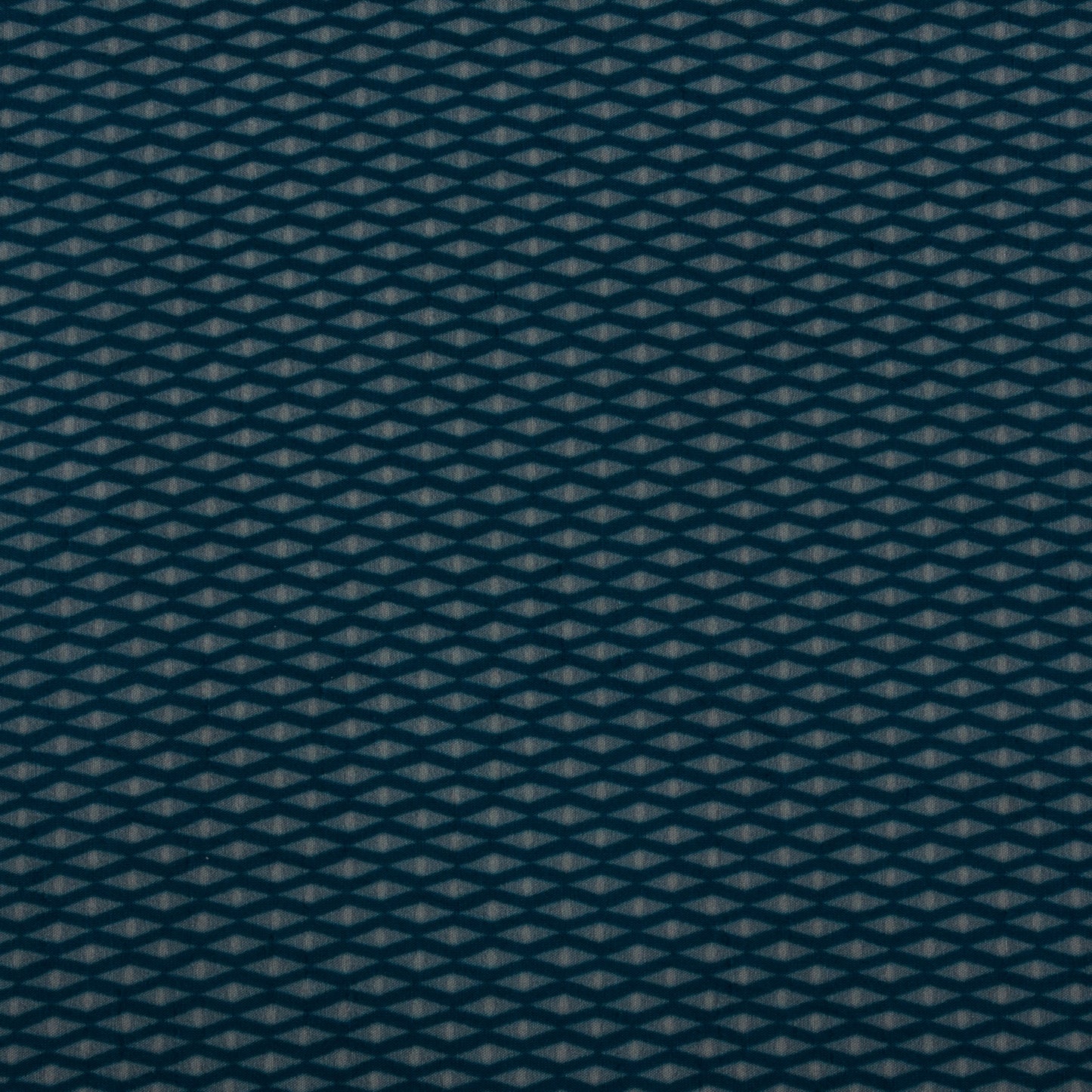 Teal Blue Color Slub Silk Print Fabric