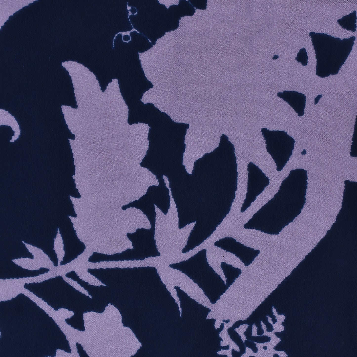 Purple Color Satin Digital Print Fabric