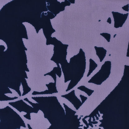 Purple Color Satin Digital Print Fabric