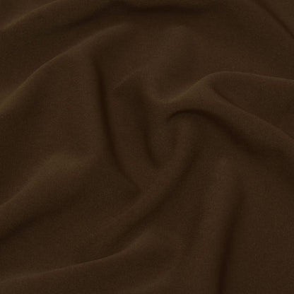 Brown Solid Color Banana Crepe Fabric (Cut Pieces 2Mtr)