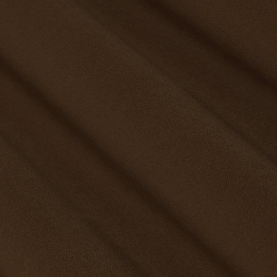 Brown Solid Color Banana Crepe Fabric (Cut Pieces 2Mtr)