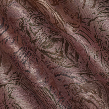 Multi Color Silk Brocade Fabric