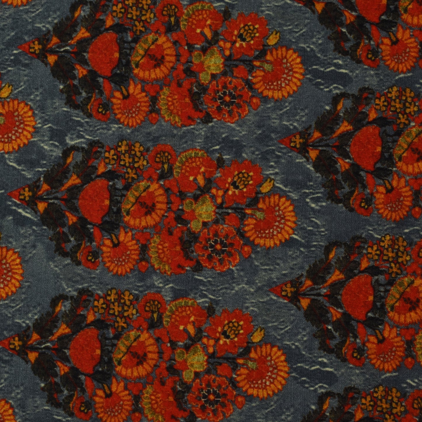 Multi Color Modal Satin Print Fabric