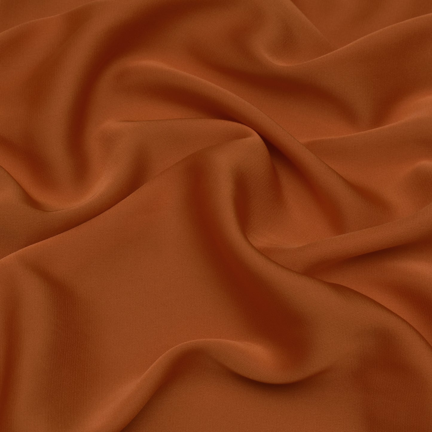 Orange Color Zara Satin Fabric