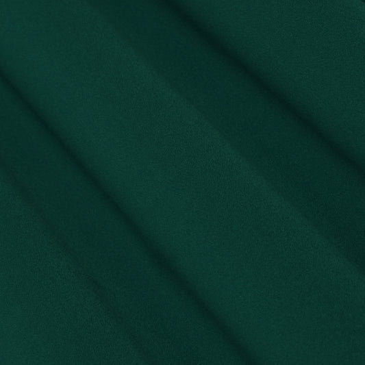 Pine Green Solid Color Banana Crepe Fabric