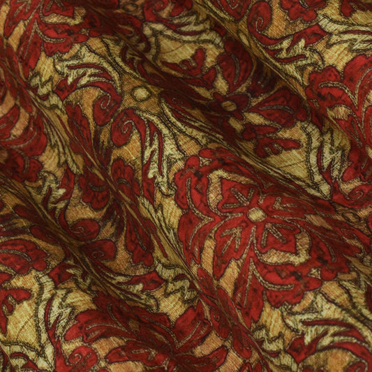 Multi Color Modal Satin Print Fabric