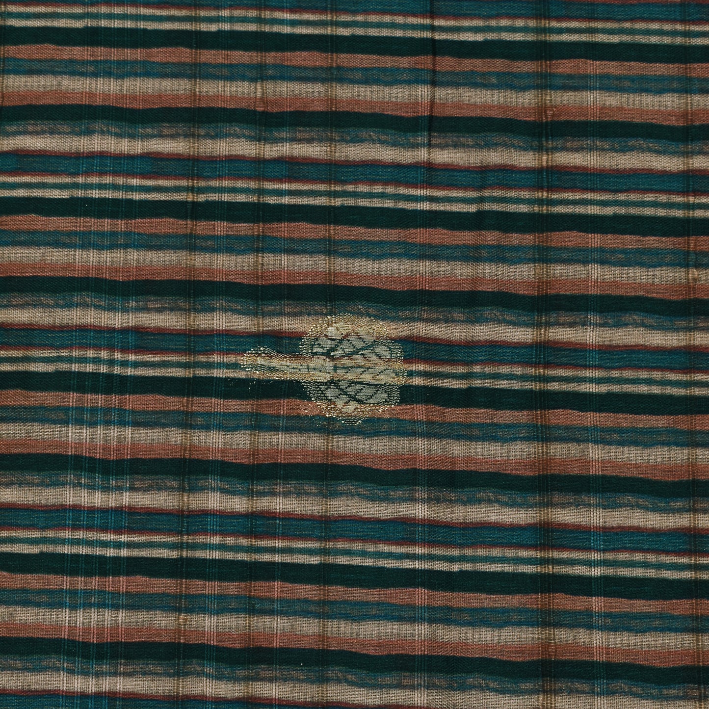 Multi Color Gicha Silk Hybrid Print Booti Fabric