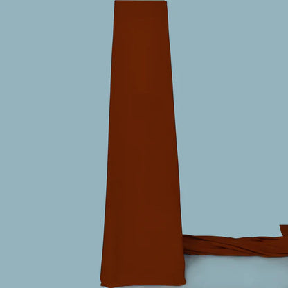 Crimson Red Solid Color Banana Crepe Fabric (Cut Pices 5Mtr)