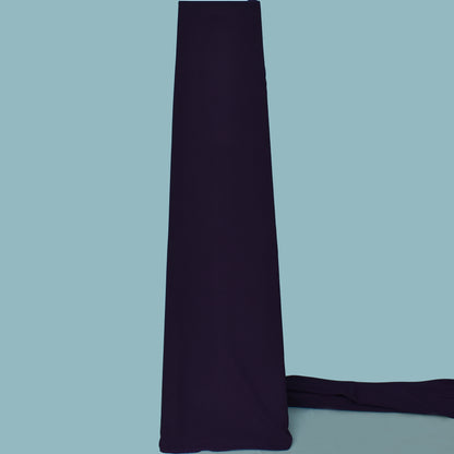 Dark Purple Color Solid Banana Crepe Fabric