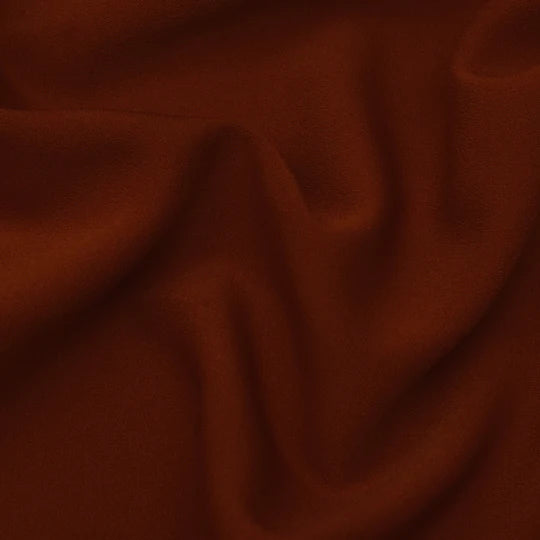 Crimson Red Solid Color Banana Crepe Fabric (Cut Pices 5Mtr)