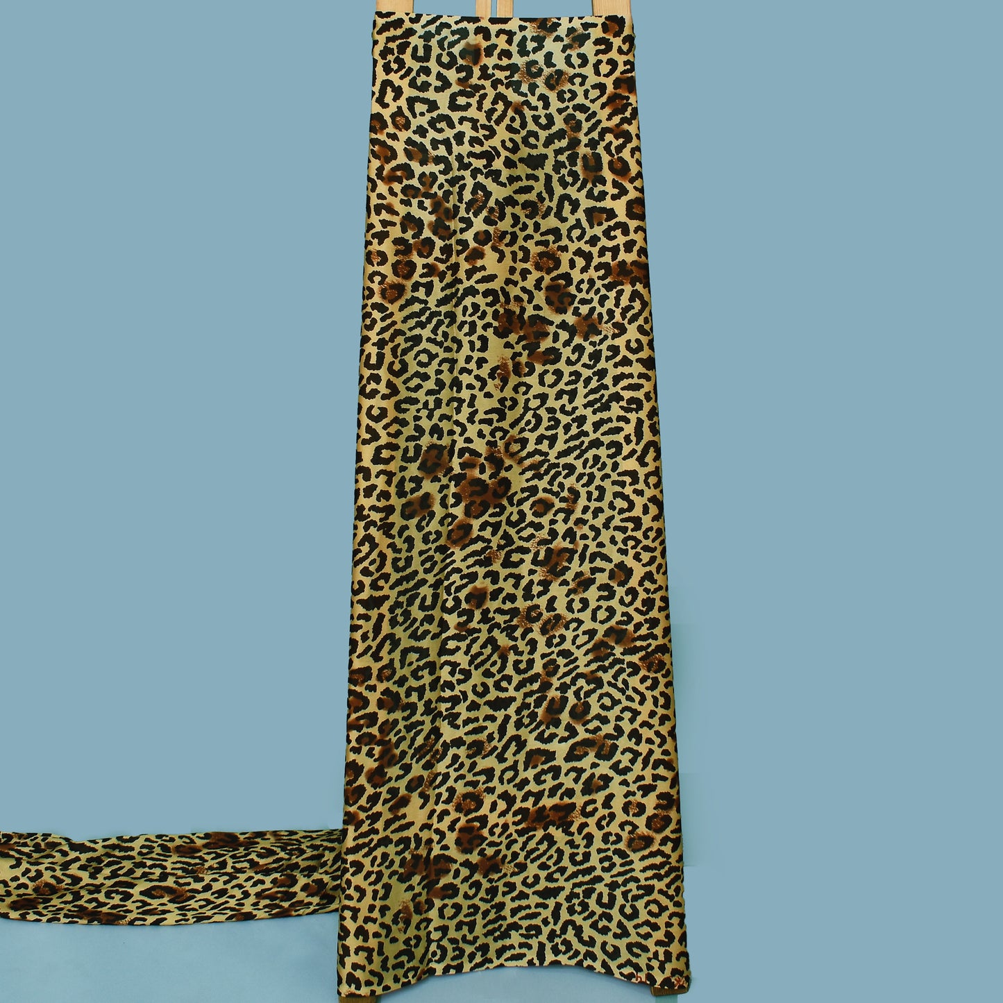 Multi Color Tabby Silk Print Fabric