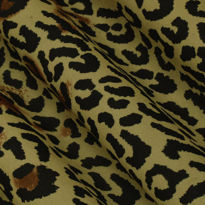 Multi Color Tabby Silk Print Fabric