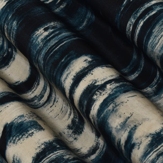 Multi Color Crepe Print Fabric