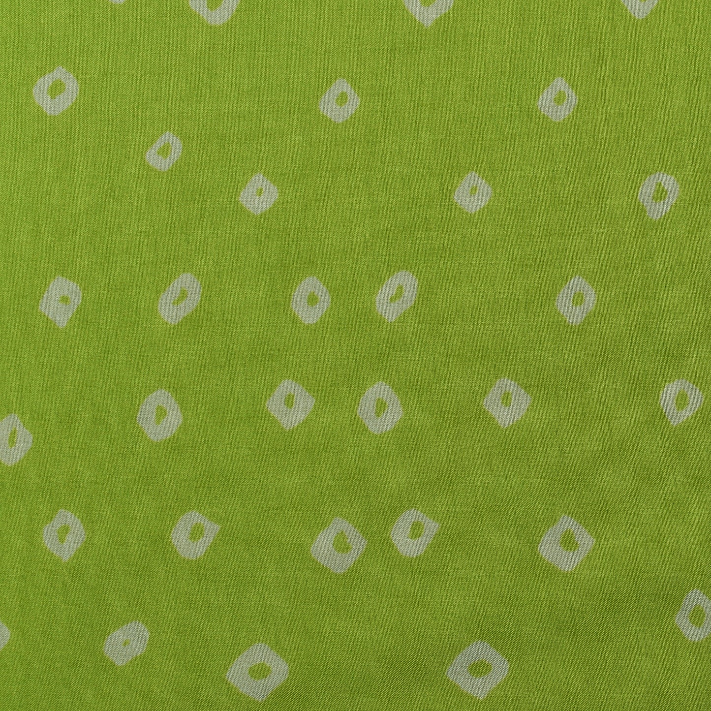 Parrot Green Color Slub Tussar Print Fabric