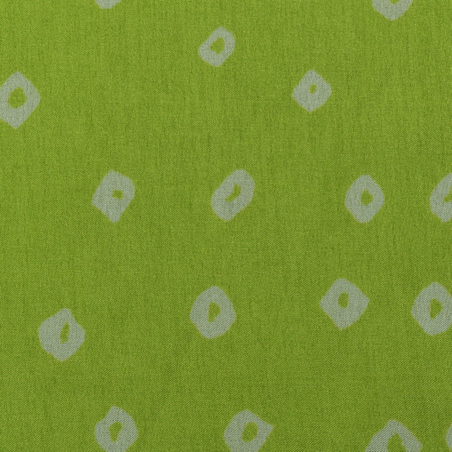 Parrot Green Color Slub Tussar Print Fabric