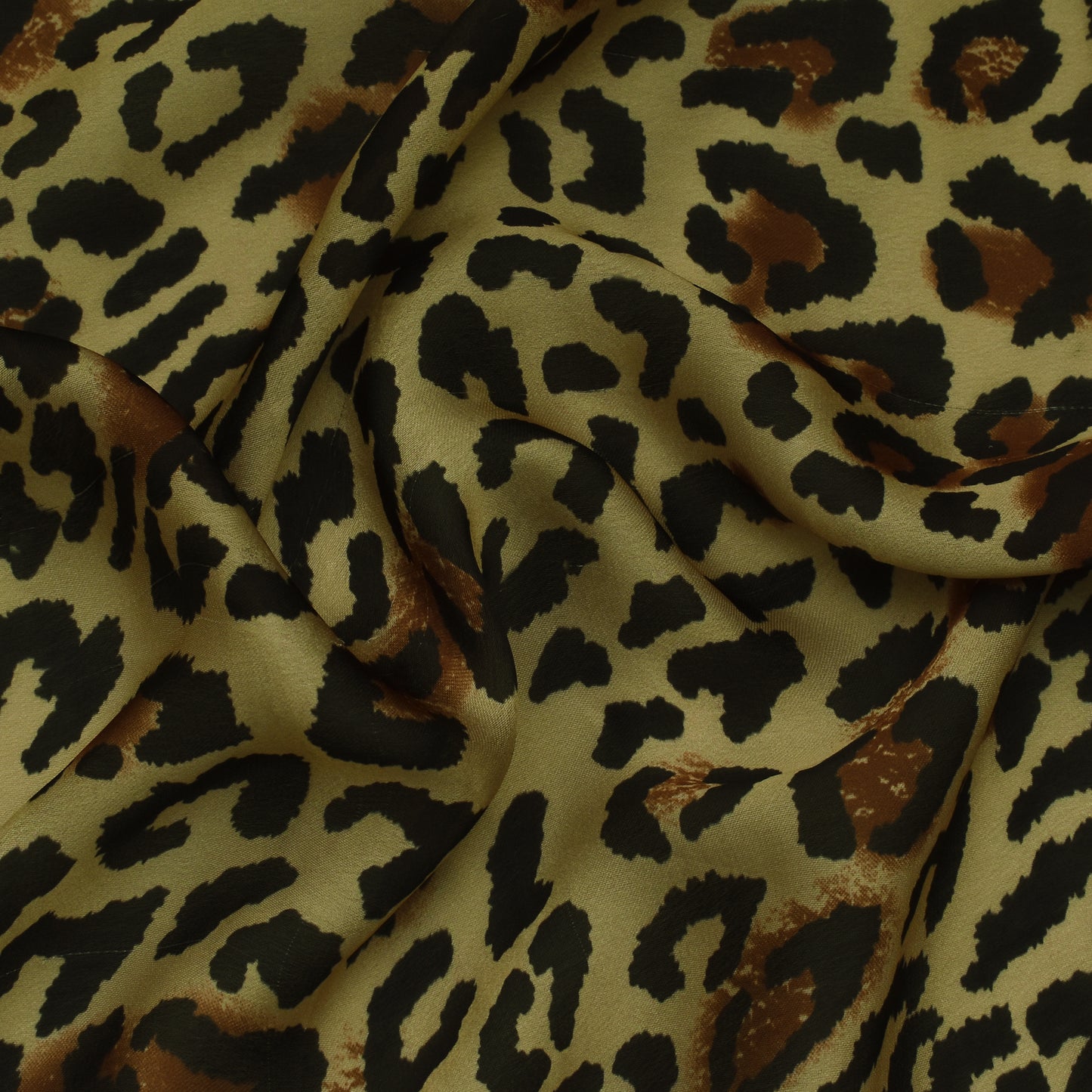 Multi Color Tabby Silk Print Fabric