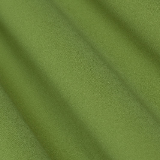 Neon Green Solid Color Banana Crepe Fabric