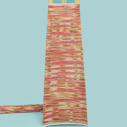 Multicolor Pure Silk Velvet Print Fabric