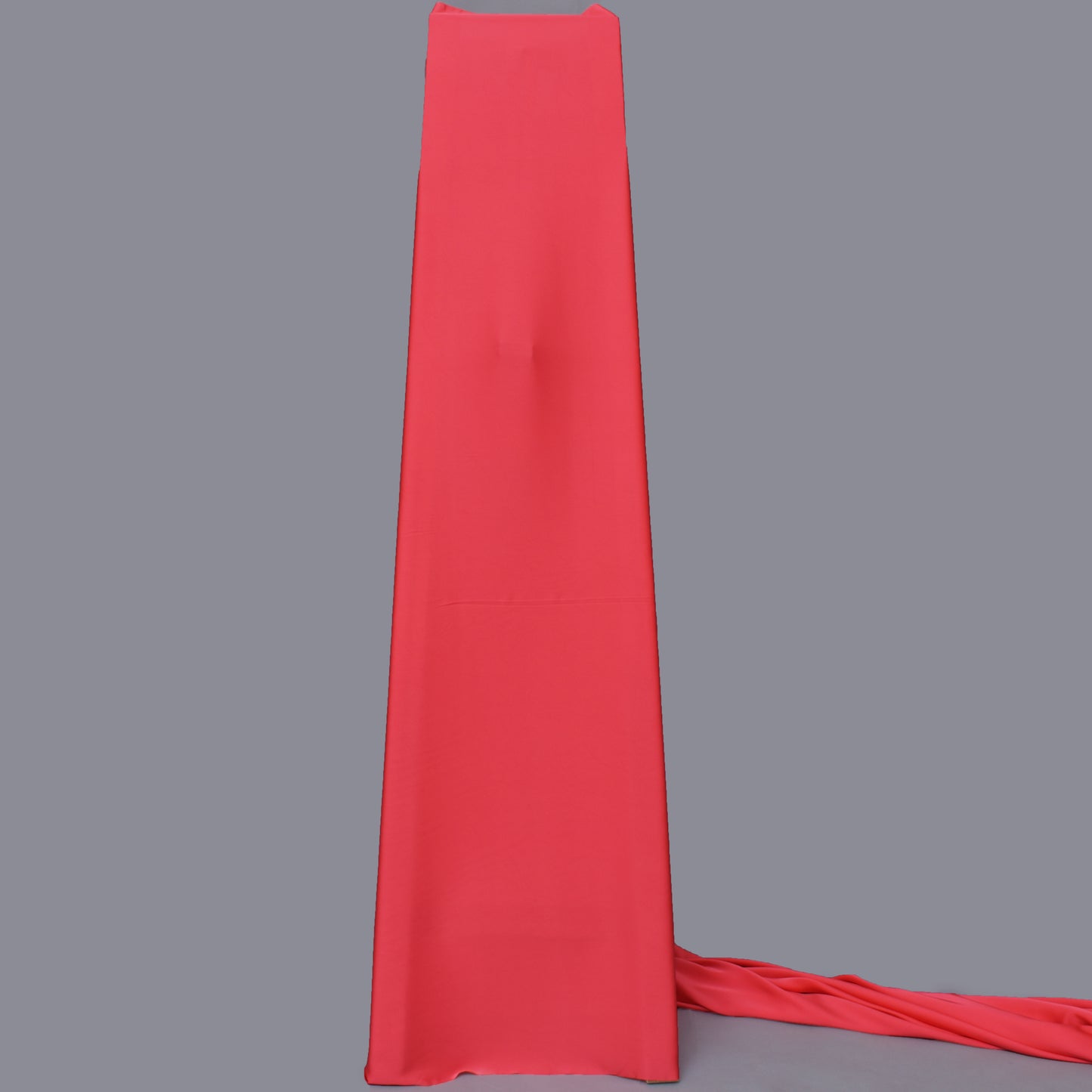 Coral Pink Color Armani Satin Fabric