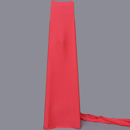 Coral Pink Color Armani Satin Fabric