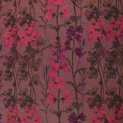 Multi Color Silk Brocade Fabric