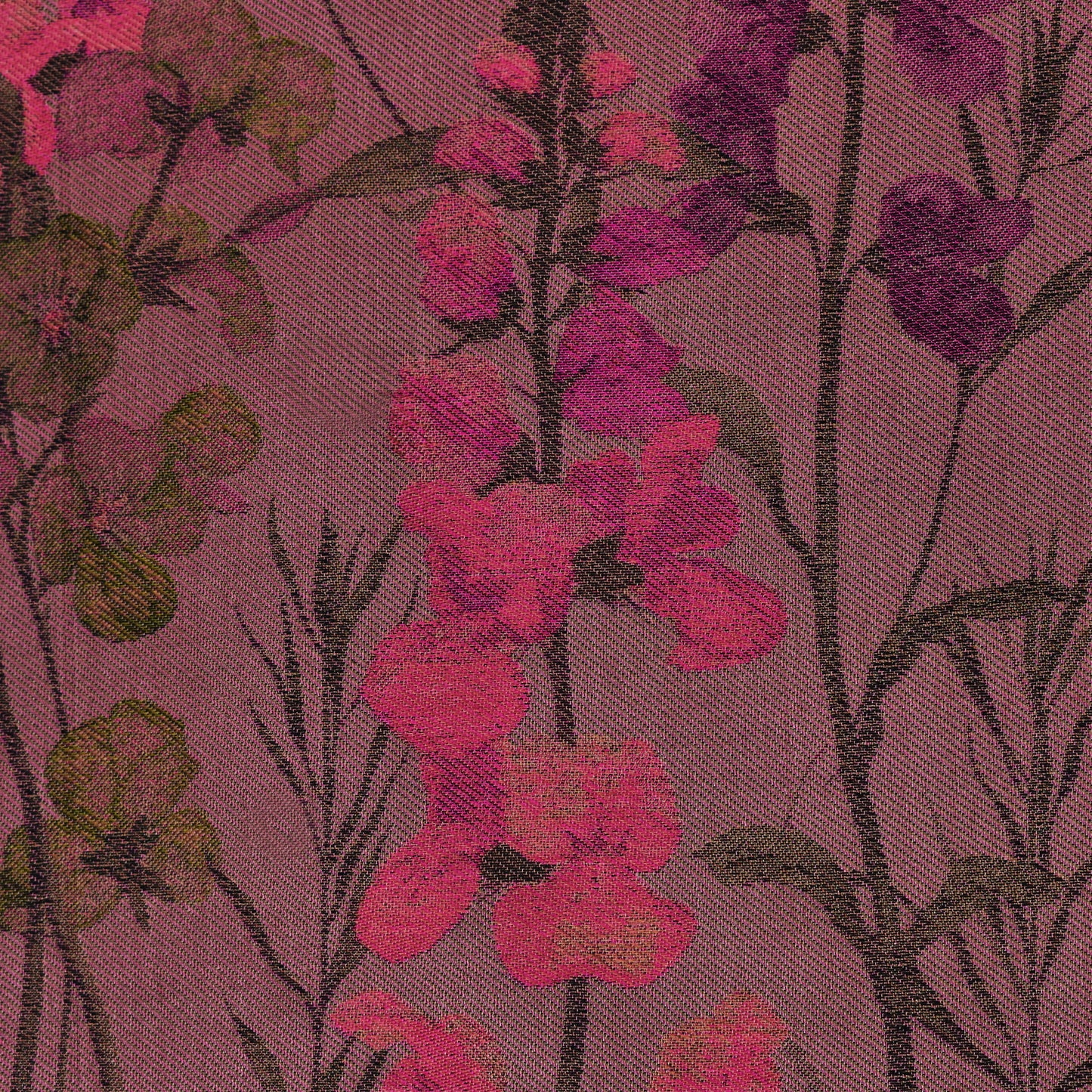 Multi Color Silk Brocade Fabric