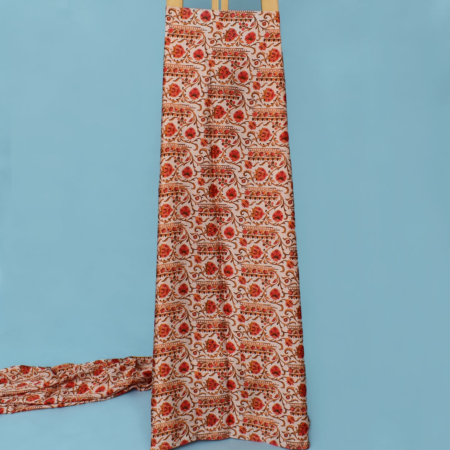 Multi Color Modal Satin Print Fabric