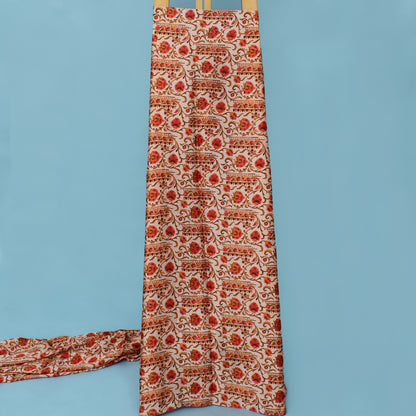 Multi Color Modal Satin Print Fabric