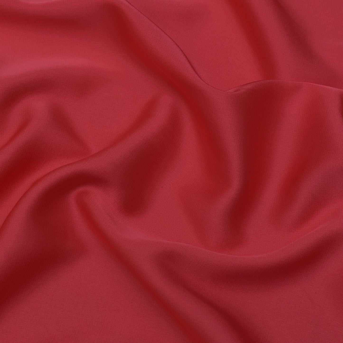 Coral Pink Color Armani Satin Fabric